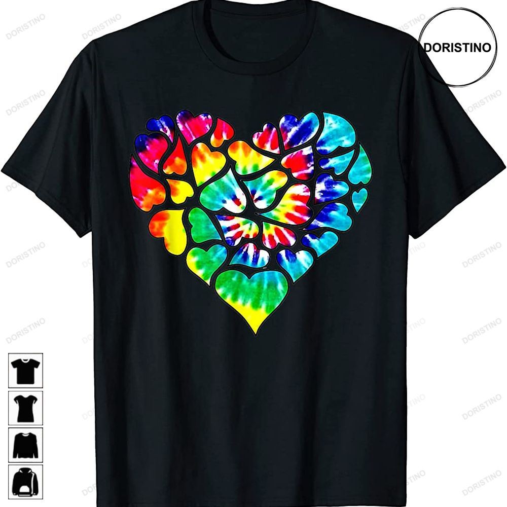 Tye Dye Heart Candy Couples Romantic Valentines Day Limited Edition T-shirts