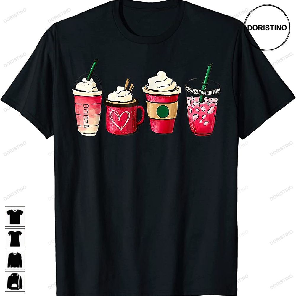 Valentine Coffee Lover Heart Funny Valentines Day Costume Awesome Shirts