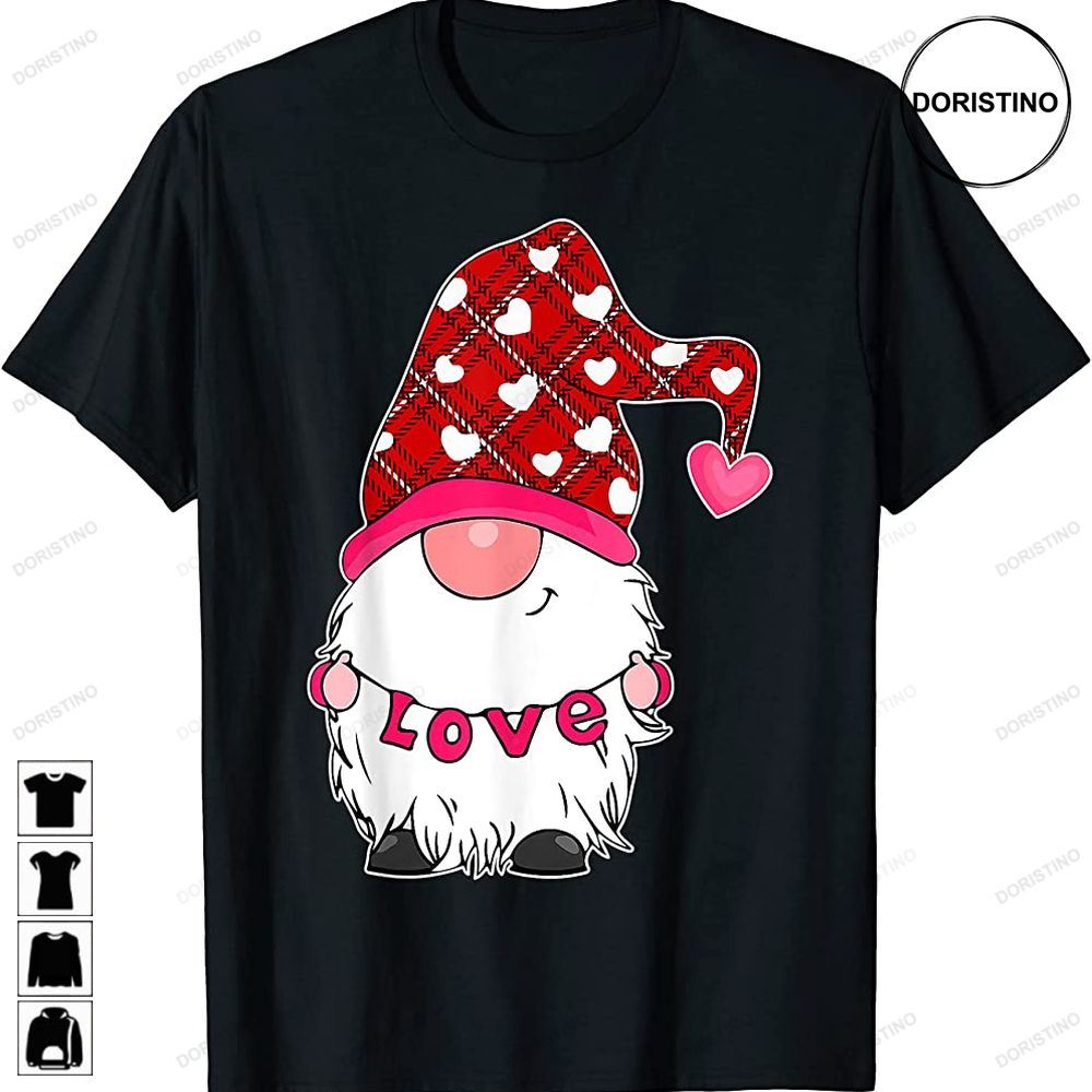 Valentine Gnome Love Hat Valentines Day Buffalo Red Plaid Awesome Shirts