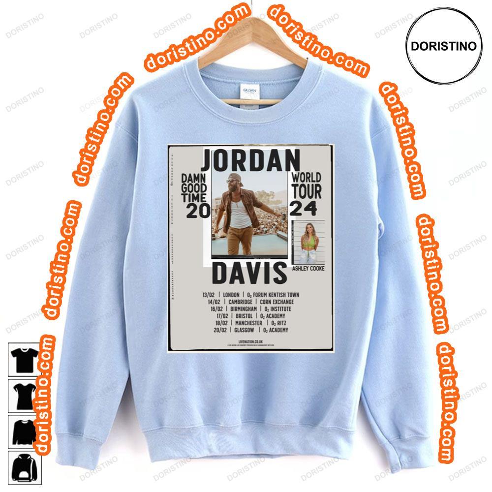 Jordan Davis World Tour 2024 Hoodie Tshirt Sweatshirt