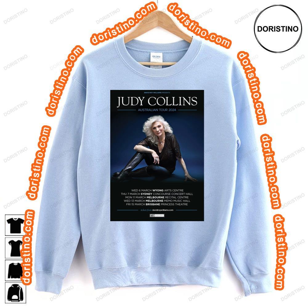 Judy Collins Tour 2024 Sweatshirt Long Sleeve Hoodie
