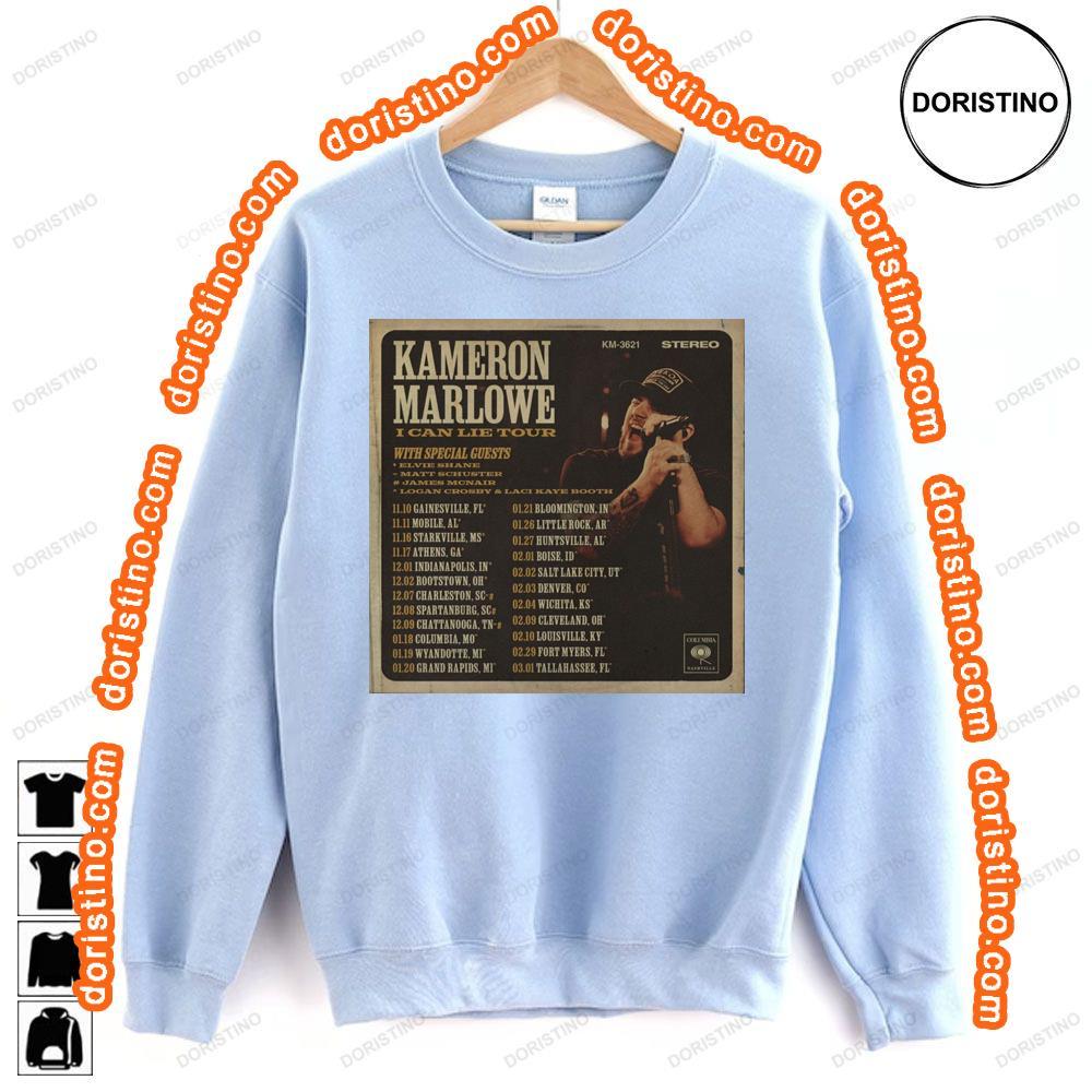 Kameron Marlowe 2024 Tour Dates Sweatshirt Long Sleeve Hoodie