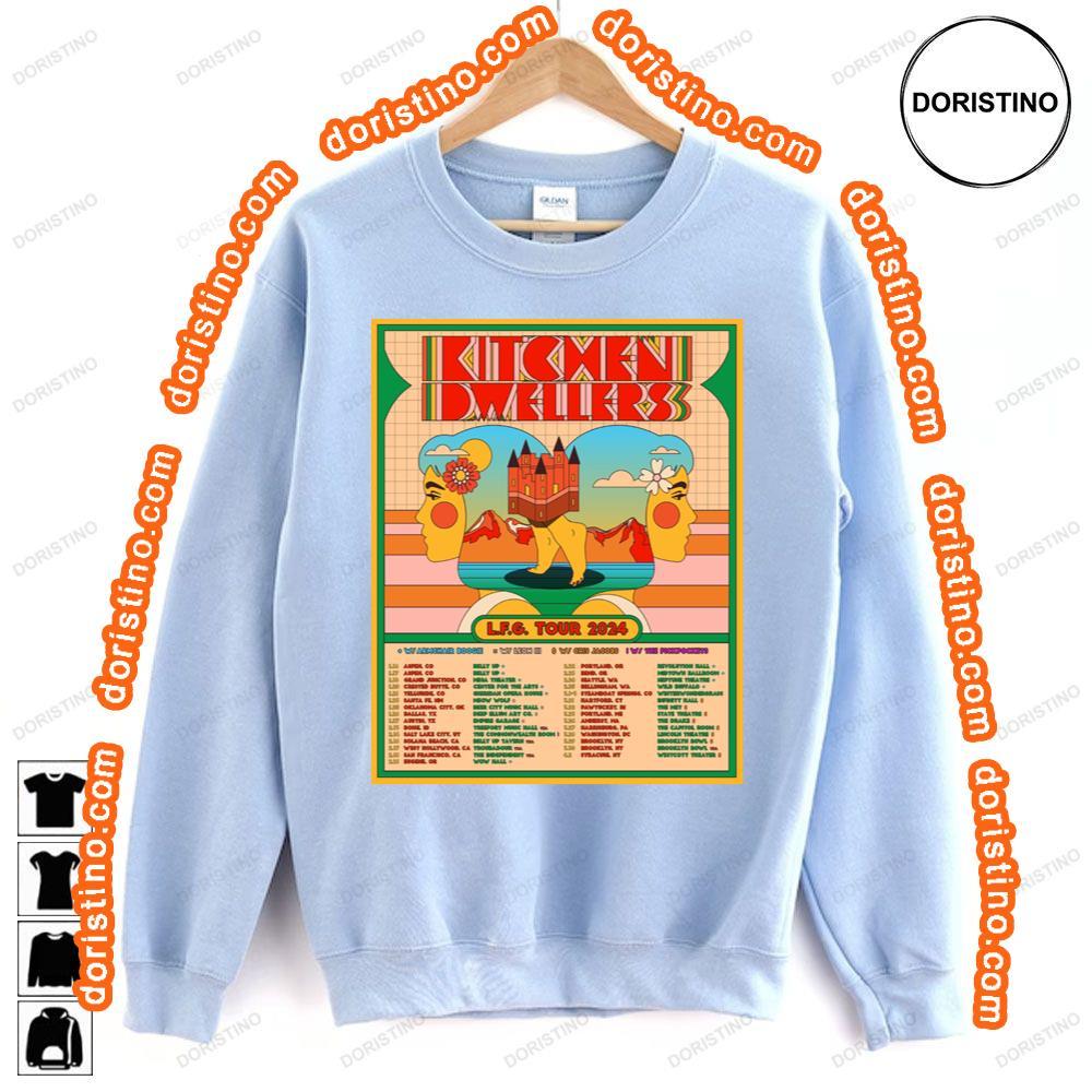 Kitchen Dwellers 2024 Tour Dates Tshirt Sweatshirt Hoodie