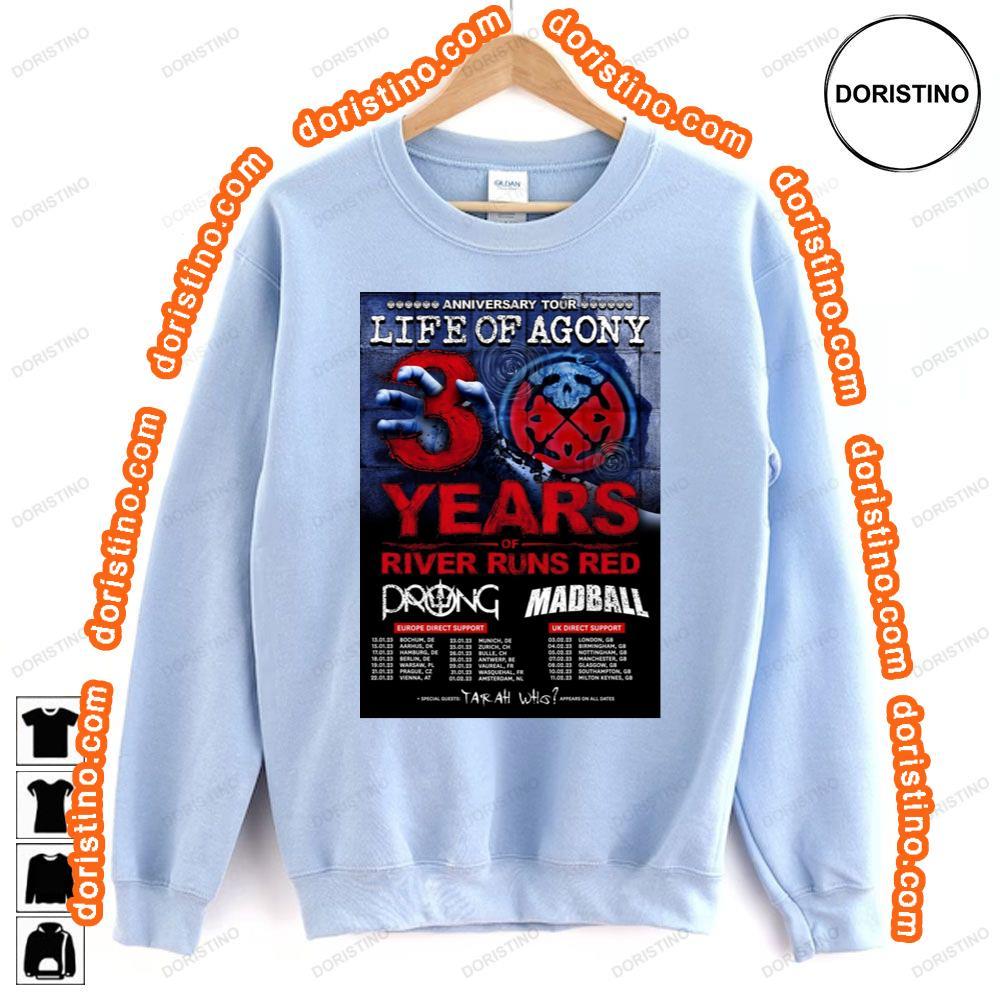 Life Of Agony Prong Tour 2024 Dates Sweatshirt Long Sleeve Hoodie