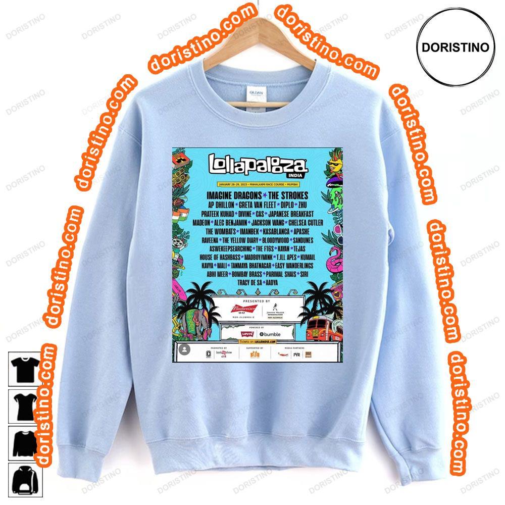 Lollapalooza India 2024 Dates Tshirt Sweatshirt Hoodie