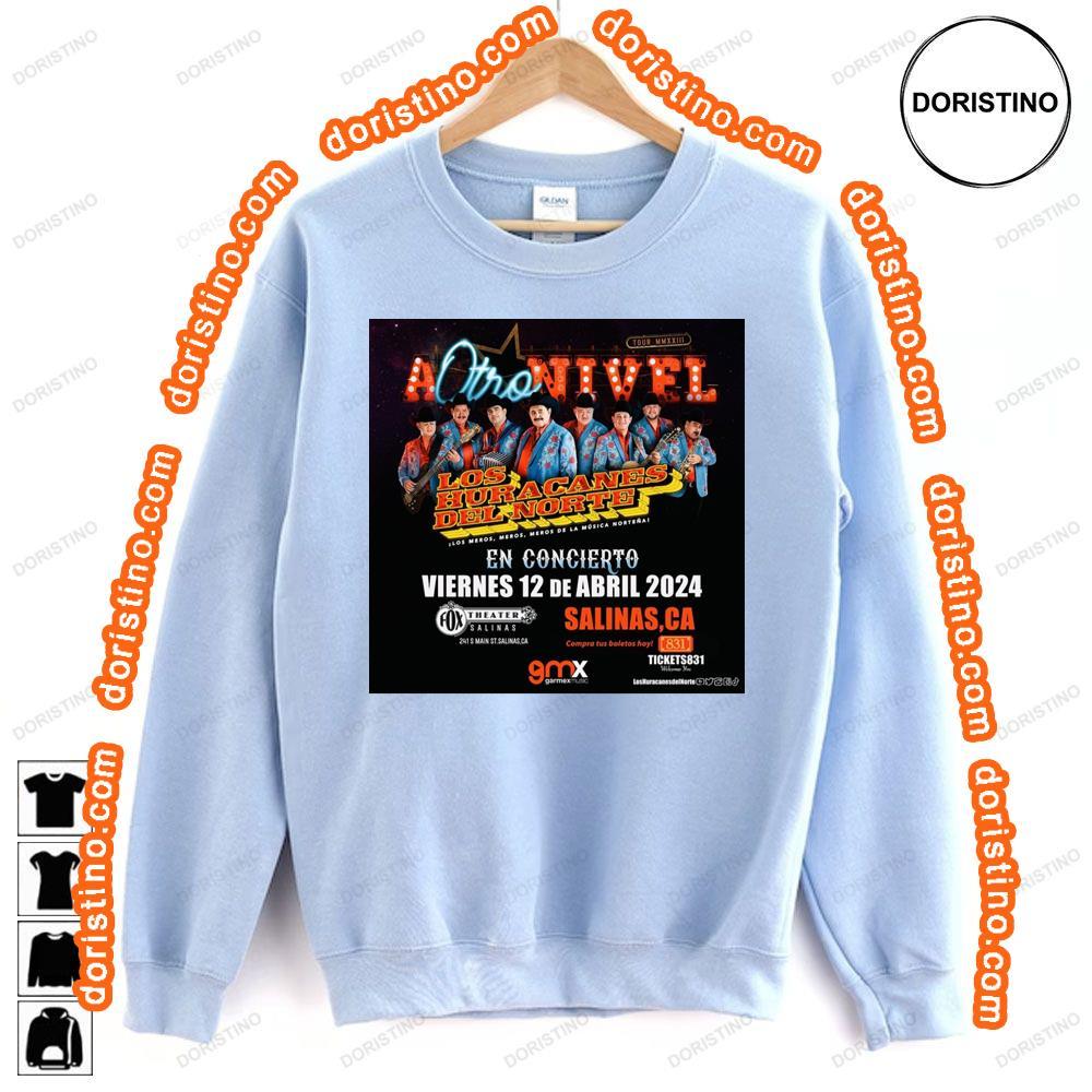 Los Huracanes Del Norte Tour 2024 Tshirt Sweatshirt Hoodie