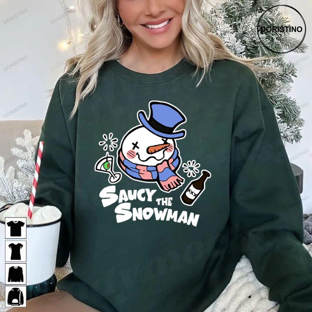 Color Saucy Frosty The Snowman Christmas 2 Doristino Awesome Shirts