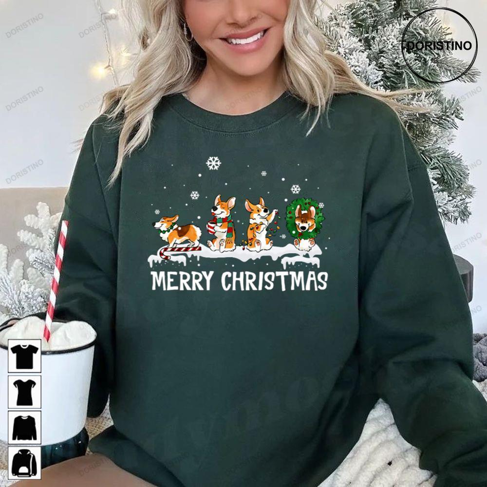 Corgi Christmas Ornament Tree Decor Funny Dog 2 Doristino Limited Edition T-shirts