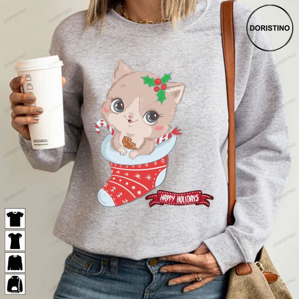 Cute Cat Christmas 2 Doristino Limited Edition T-shirts