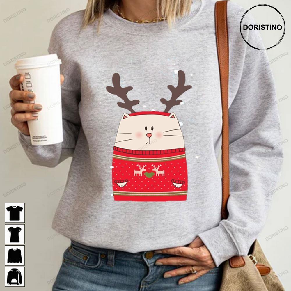 Cute Cat Reindeer Christmas 2 Doristino Trending Style