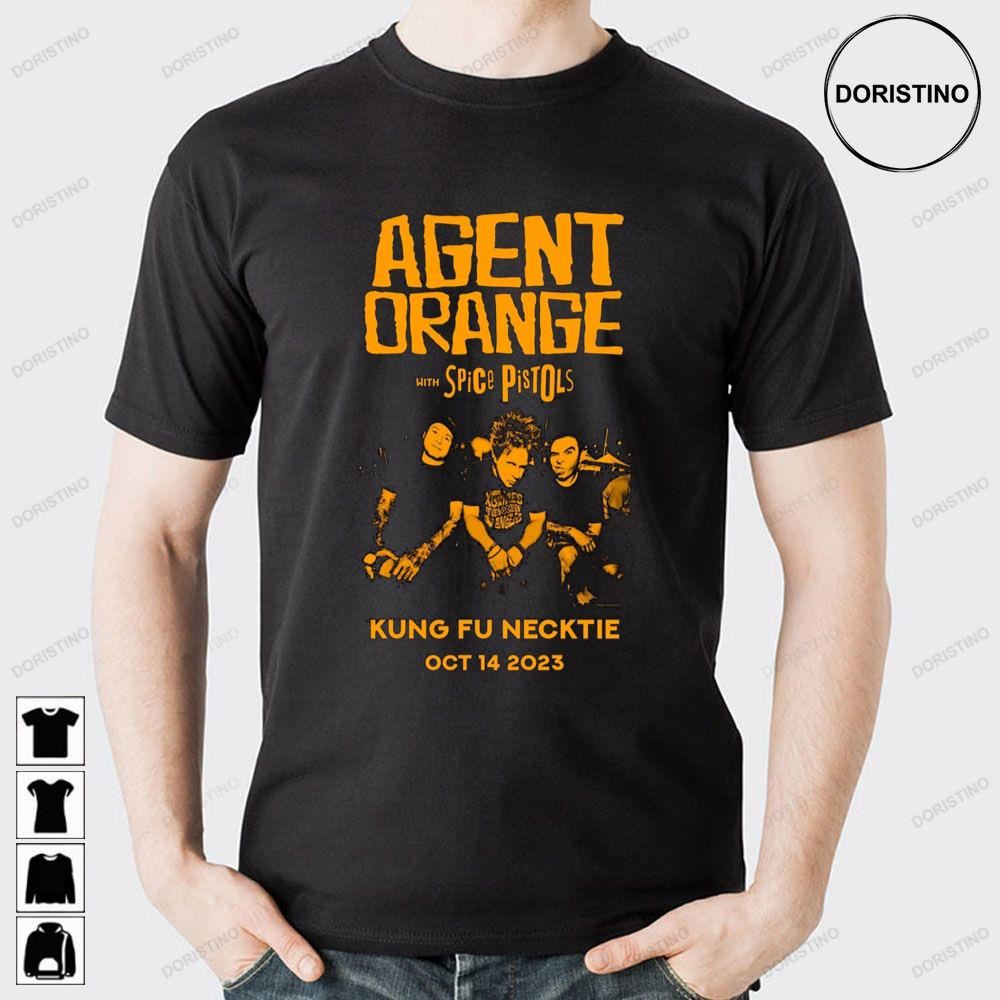 Agent Orange With Spice Pistols Kung Fu Necktie 2023 Limited Edition T-shirts