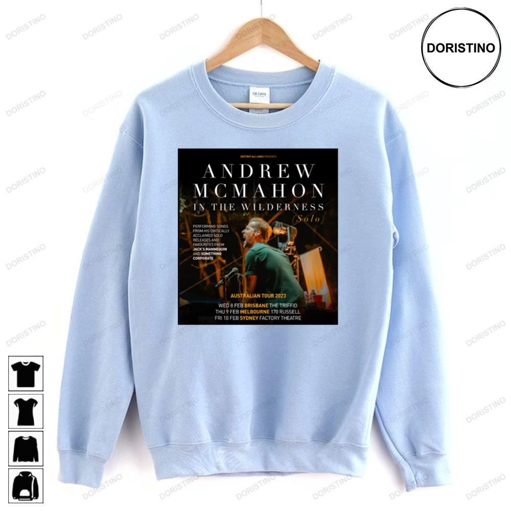 Andrew Mcmahon In The Wilderness Solo Show 2023 Au Awesome Shirts
