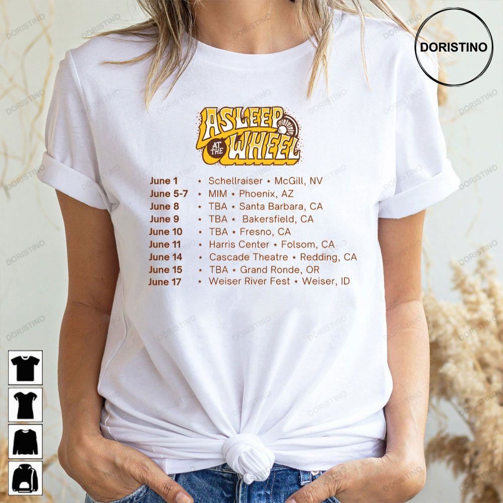 Asleep At The Wheel 2023 Tour Limited Edition T-shirts