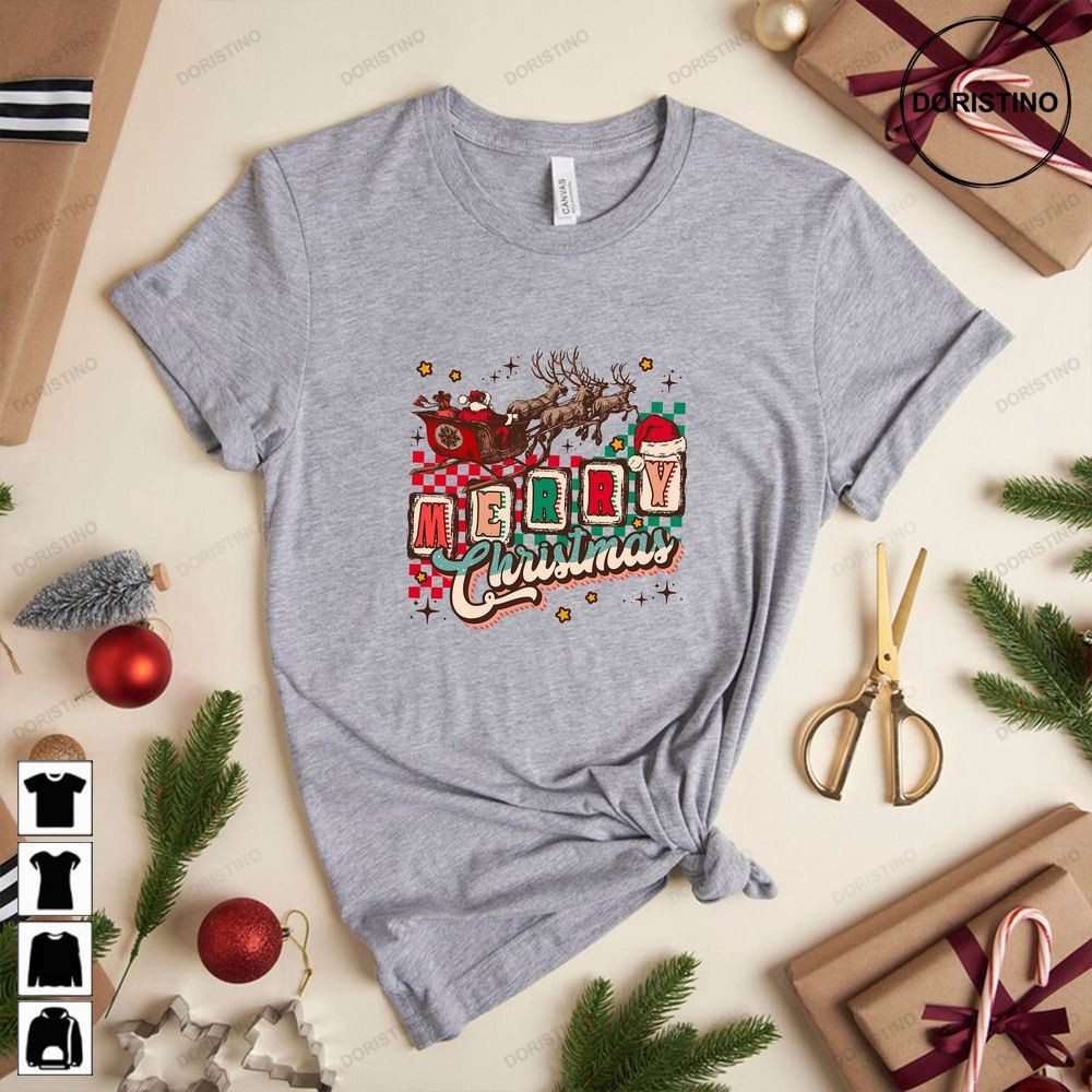 Christmas For Women Merry And Bright Christmas Christmas Tree Crewneck Holiday N3ezl Limited Edition T-shirts
