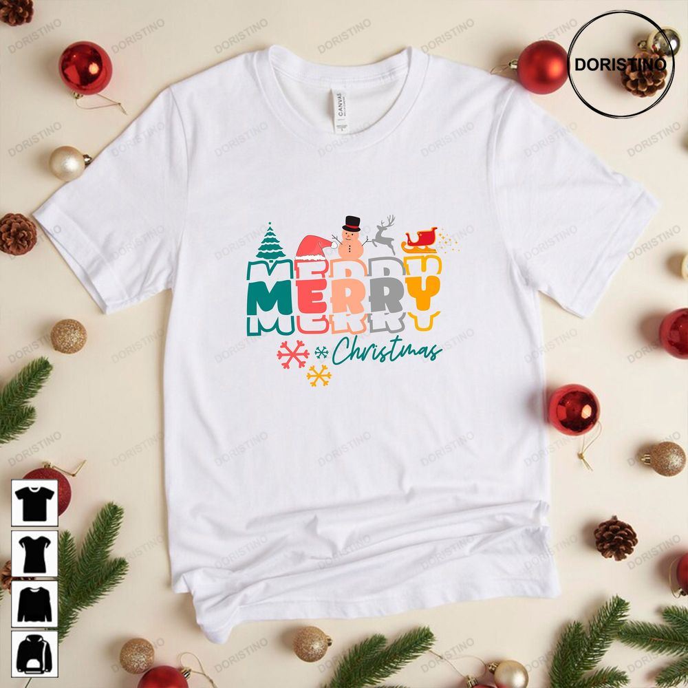 Christmas For Women Merry And Bright Christmas Christmas Tree Crewneck Holiday Q9z79 Awesome Shirts