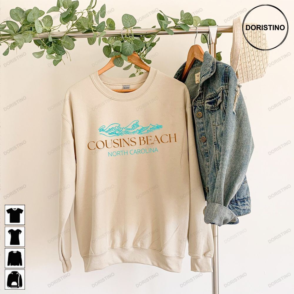 Cousins Beach Crewneck Trendy Summer Cousins Beach North Carolina Cousins Beach Limited Edition T-shirts