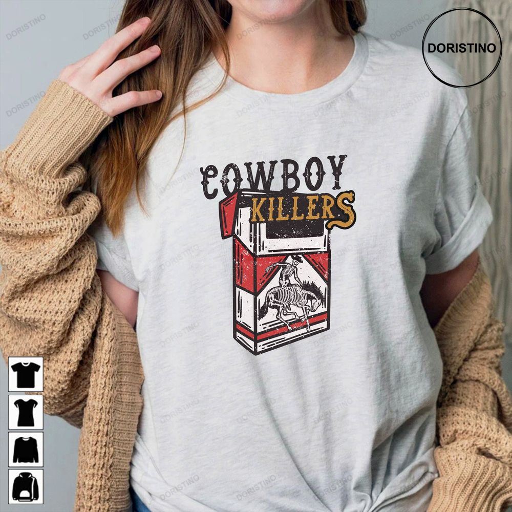Cowboy Killer Country Western Southern Country Girl Vintage Tee Boho Cowgirl Ver Limited Edition T-shirts