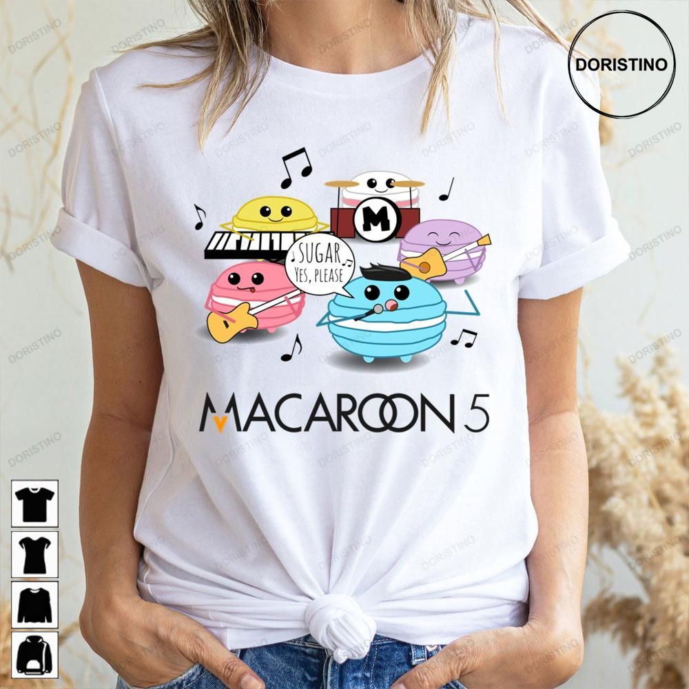 Sugar Yes Please Macaroon 5 Limited Edition T-shirts