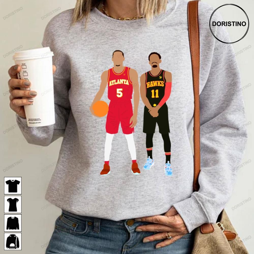 Dejounte Murray And Atlanta Hawks Funny Art Basketball Awesome Shirts