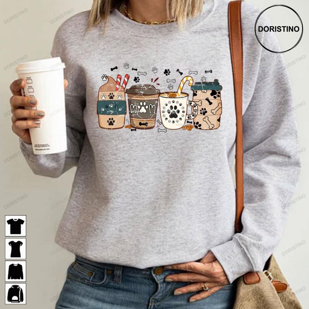 Dog Mom Coffee Lover Warm Cozy Winter Trending Style