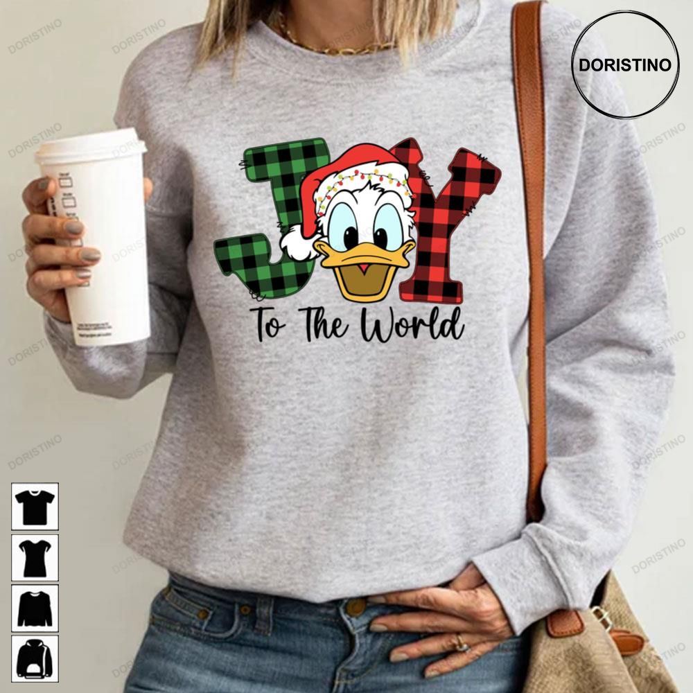 Donald Disney Christmas Joy To The World Awesome Shirts