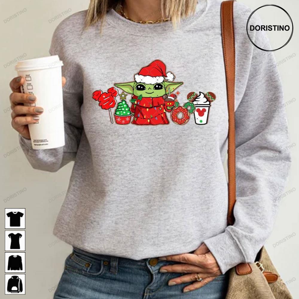 Drinks Christmas Cute Red Yoda Limited Edition T-shirts