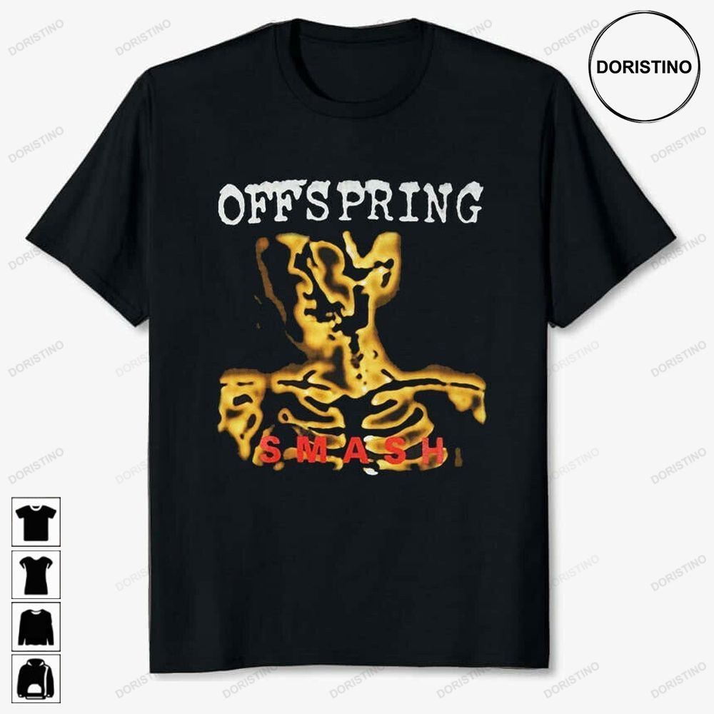 The Offspring White Smash Vintage Gift The Offspring Awesome Shirts