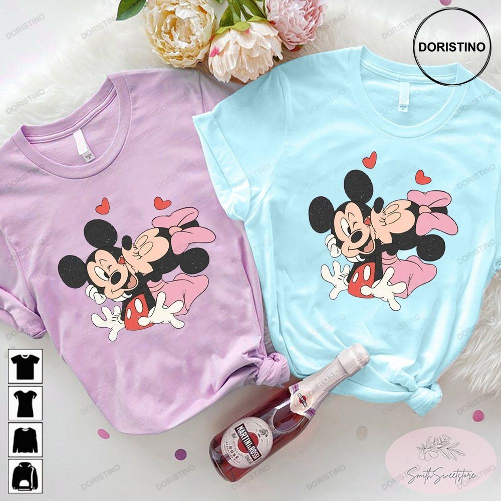 Vintage Mickey Minnie Valentine Disney Valentine Limited Edition T-shirts