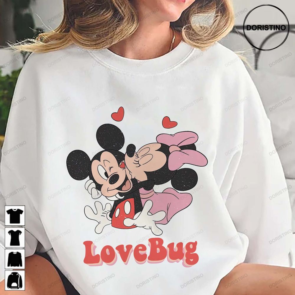 Vintage Mickey Minnie Valentine Retro Disney Trending Style