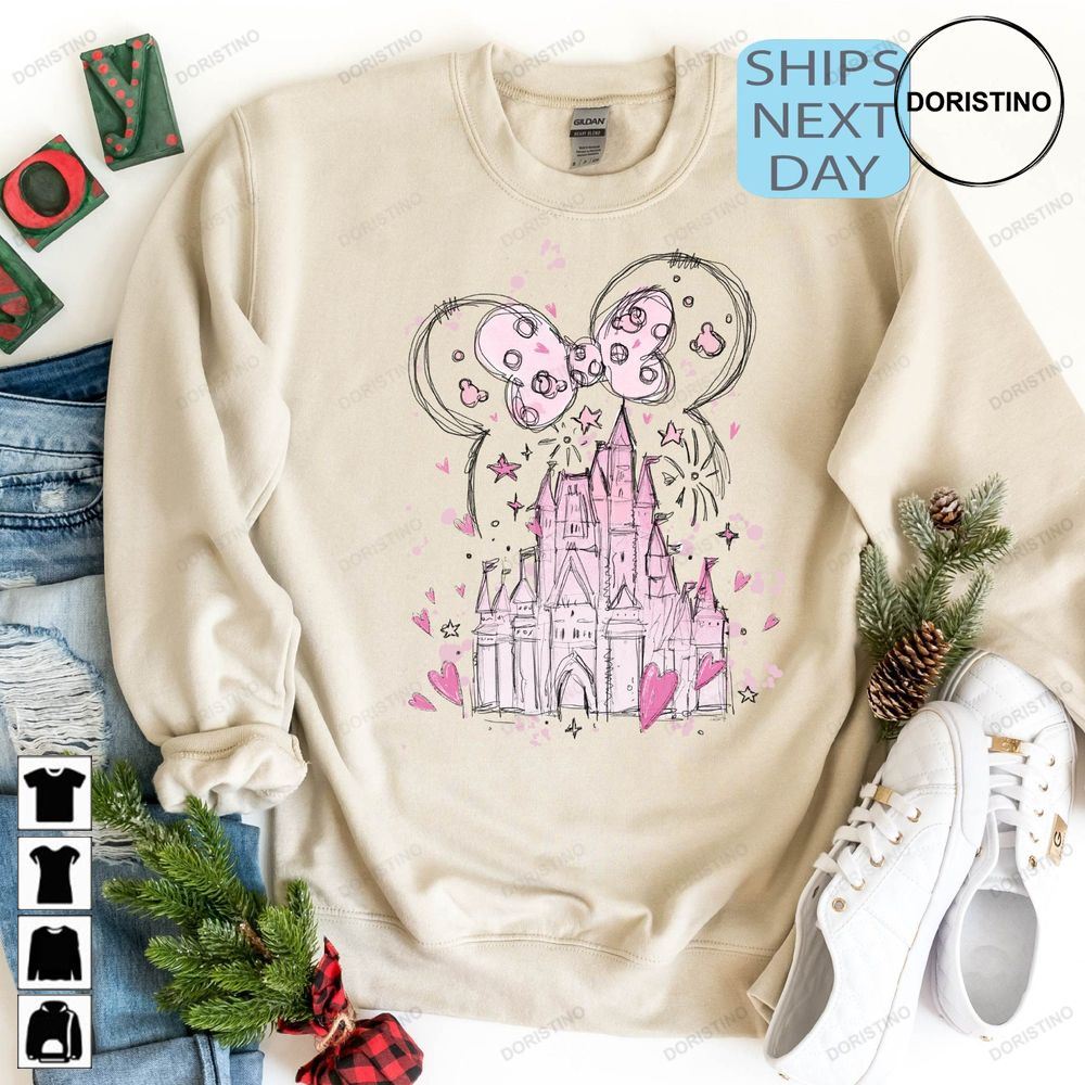 Watercolor Castle Valentine's Day Valentine Awesome Shirts