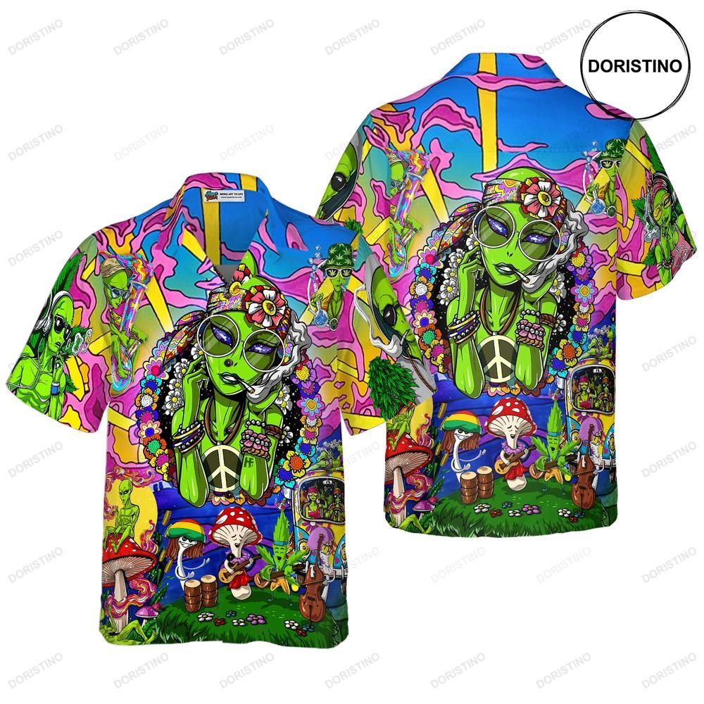 Hippie Alien Limited Edition Hawaiian Shirt