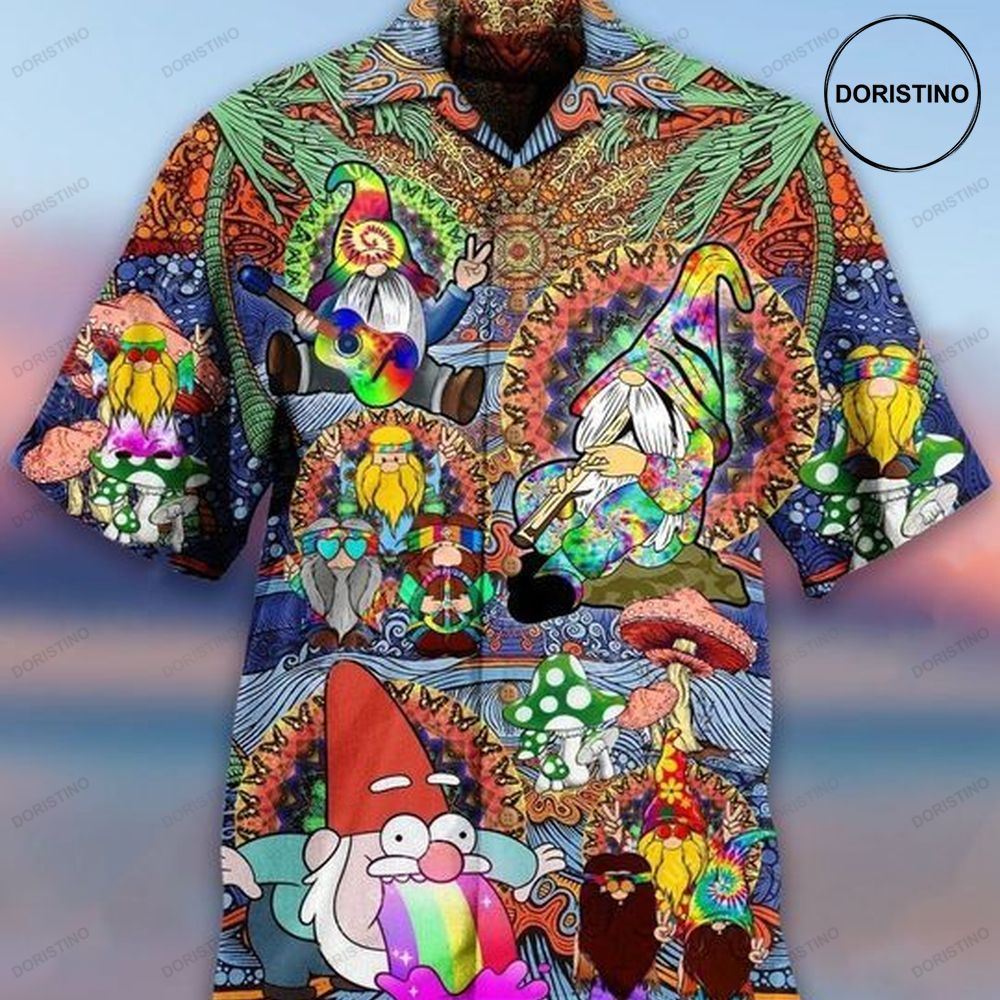 Hippie Colorful Unisex Hawaiian Shirt