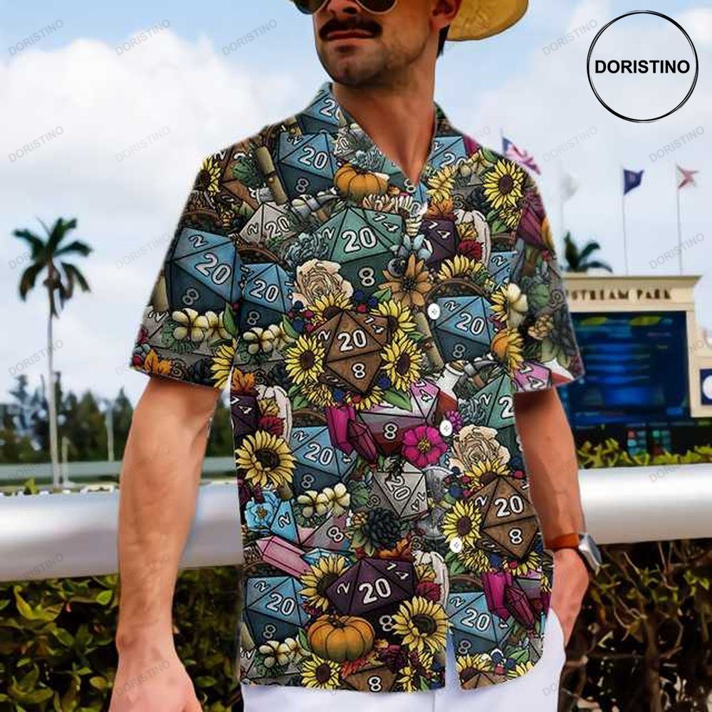 Hippie Dice Love Flowers Unique Hippie Best Hippie Gift Ideas Limited Edition Hawaiian Shirt