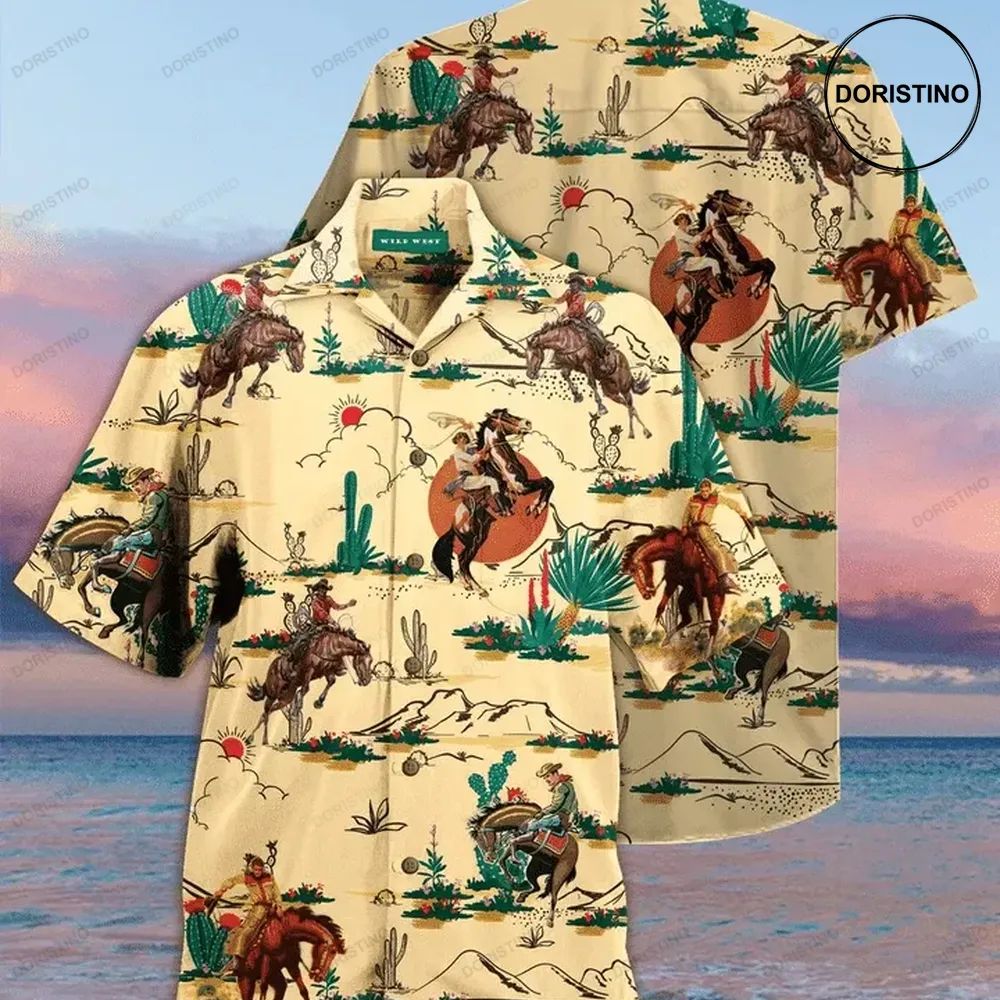 Horse Cowboy Hawaiian Shirt