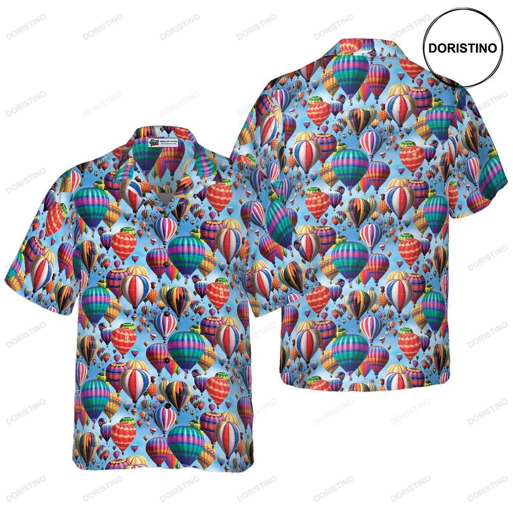 Hot Air Balloon Awesome Hawaiian Shirt