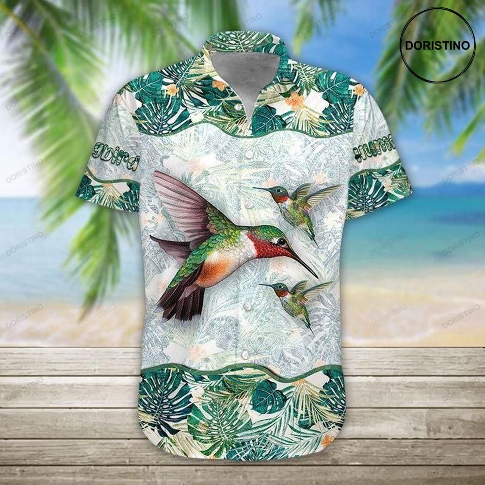 Hummingbird Awesome Hawaiian Shirt