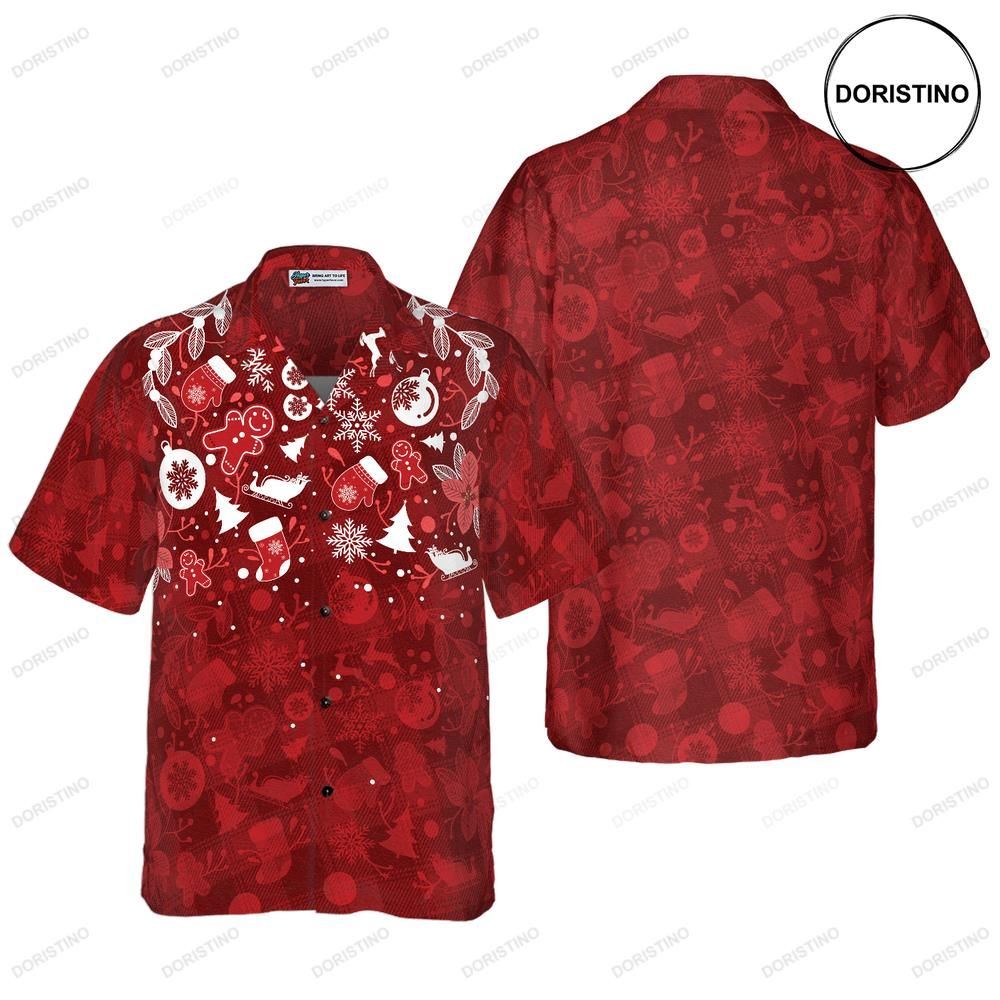 Hyperfavor Christmas For Men And Women Christmas Ginger Bread Man But Limited Edition Hawaiian Shirt