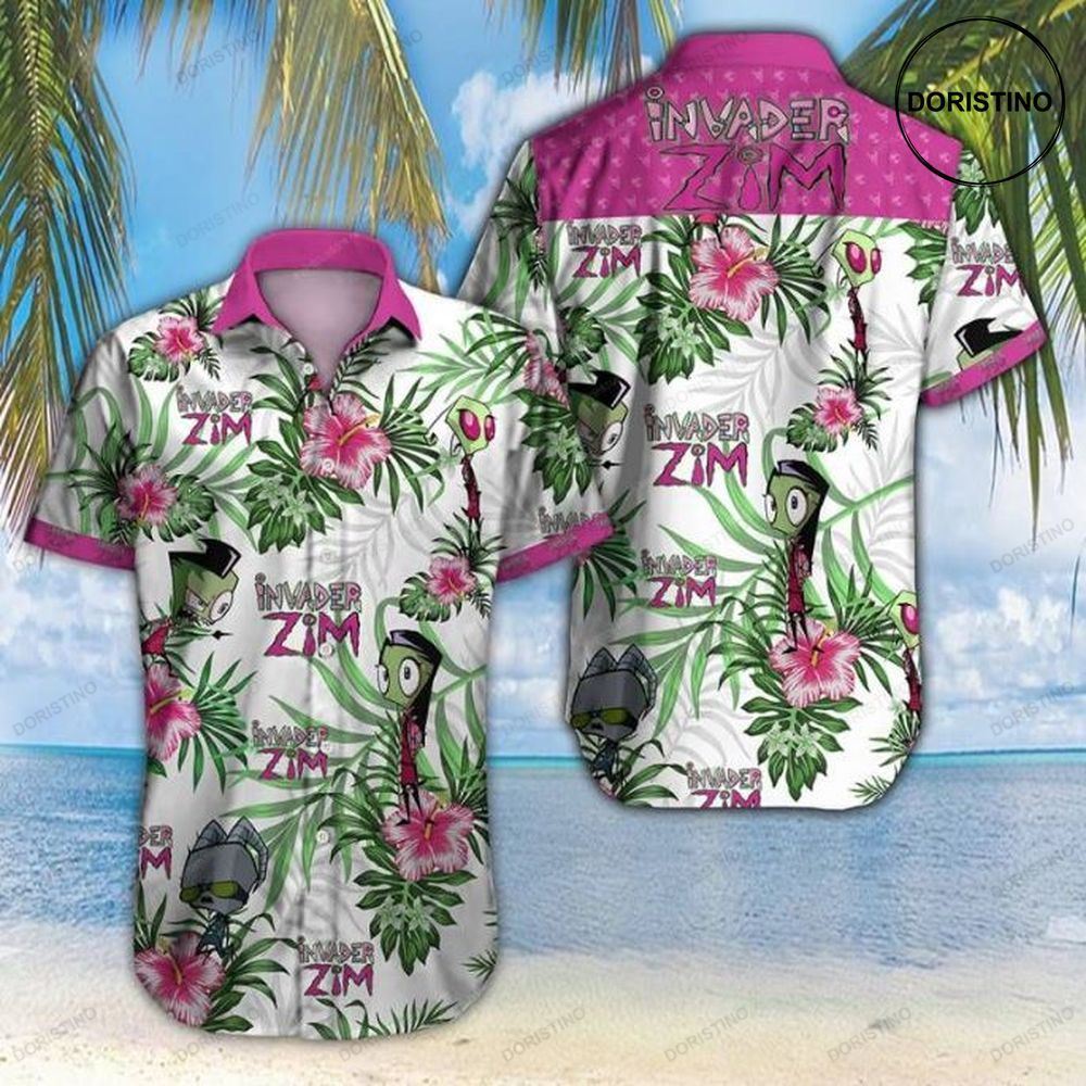 Invader Zim Limited Edition Hawaiian Shirt