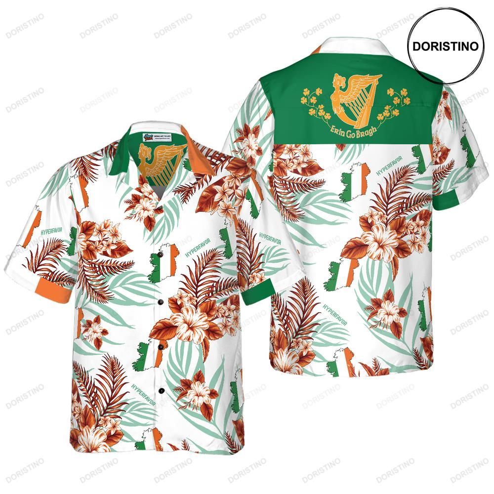 Ireland Forever Erin Go Bragh Flag Awesome Hawaiian Shirt