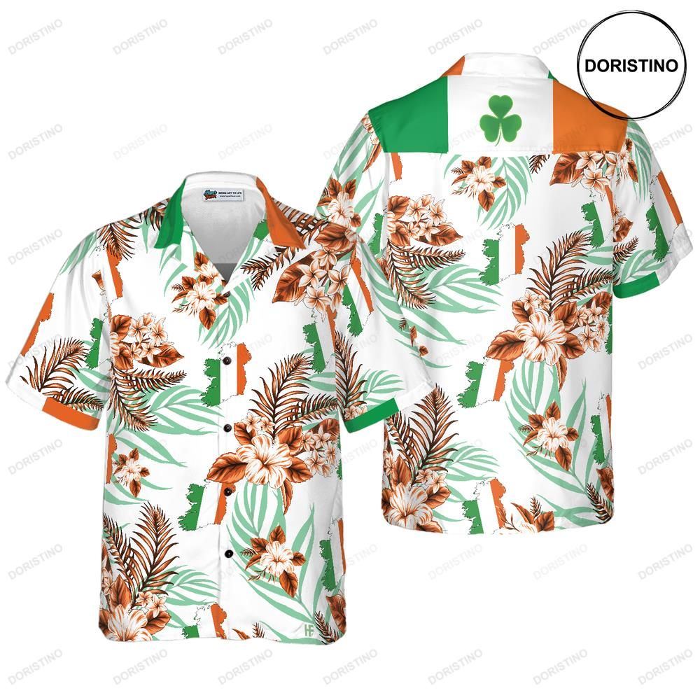 Irish People Proud Ireland Shamrock Limited Edition Hawaiian Shirt