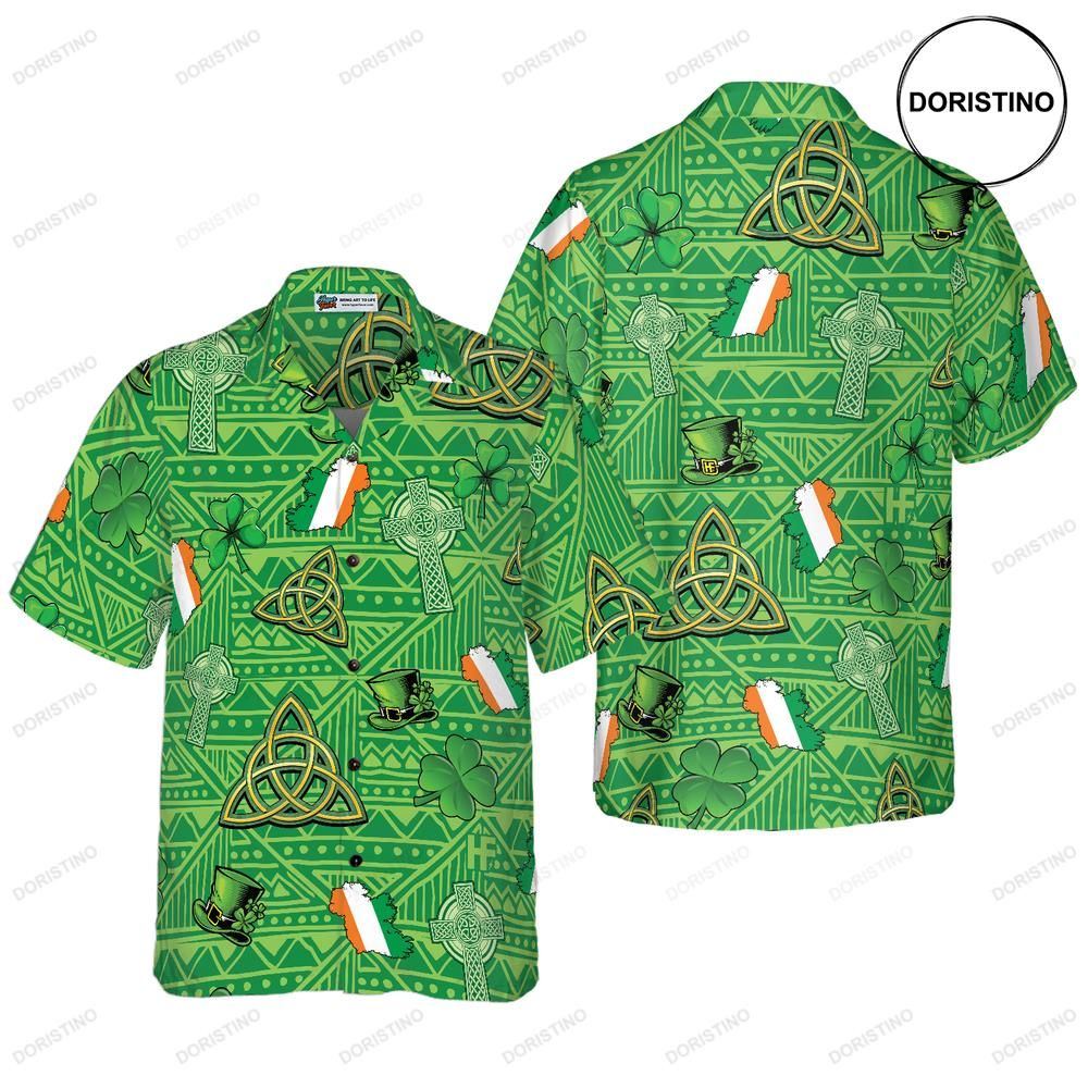Irish People Proud Saint Patrick's Day Awesome Hawaiian Shirt