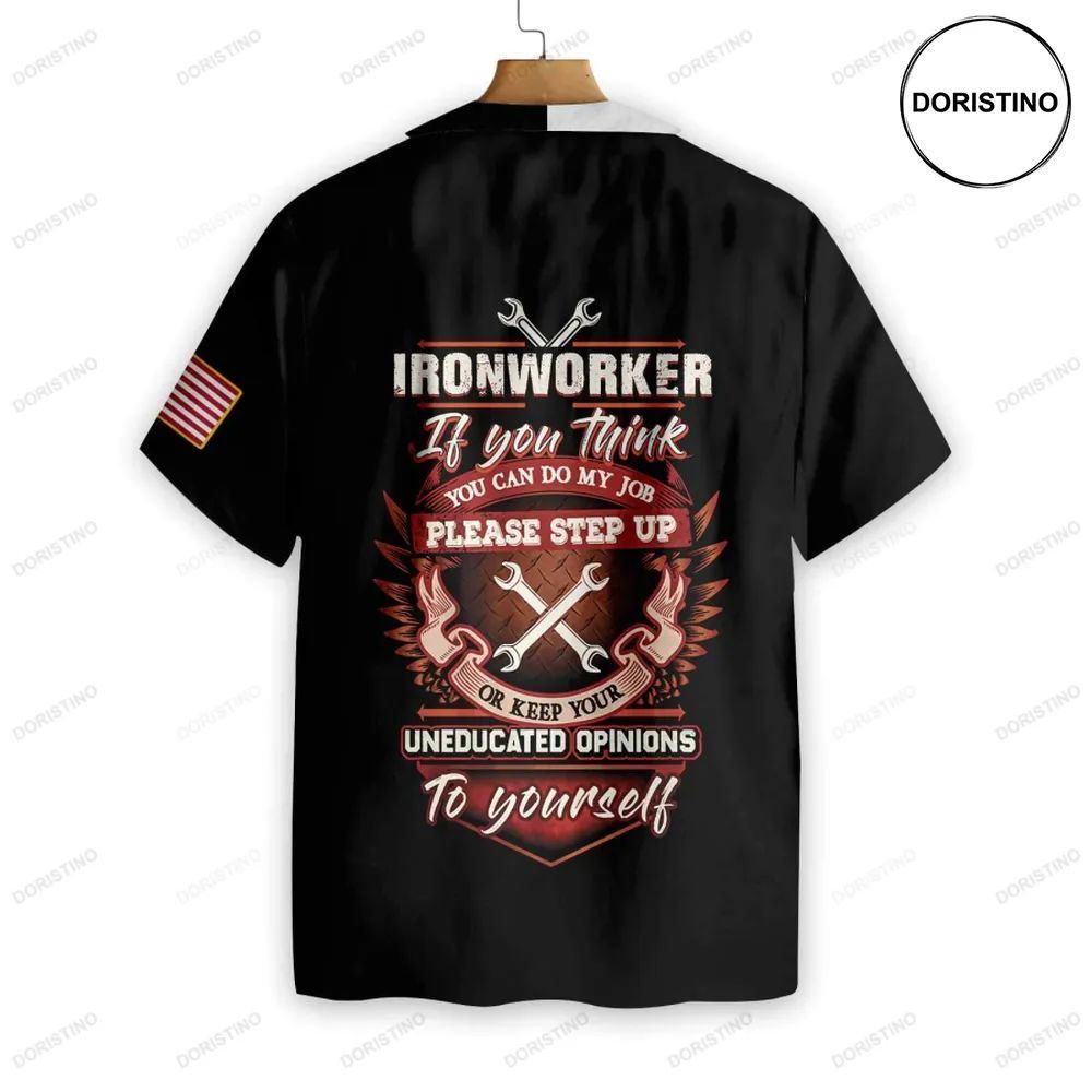 Ironworker Proud Skull Limited Edition Hawaiian Shirt