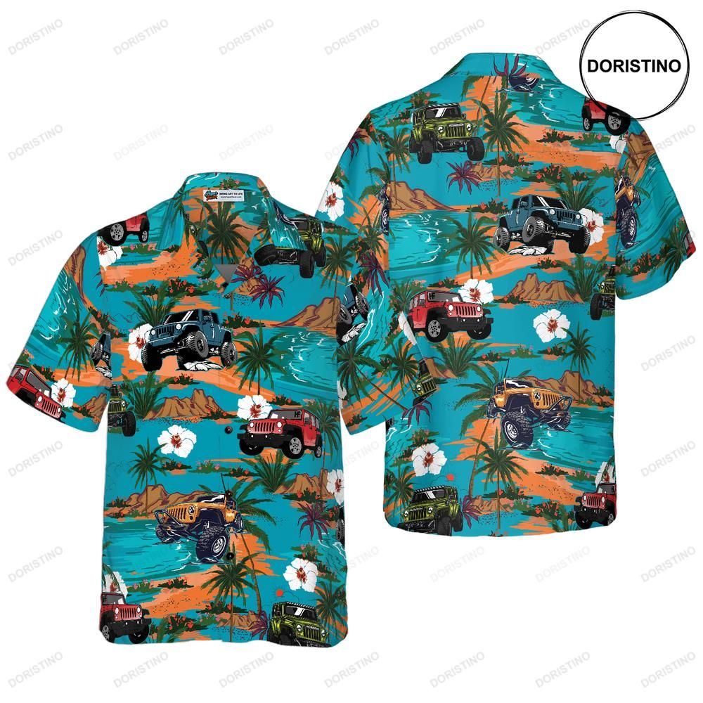 Jeep Car Retro Summer Limited Edition Hawaiian Shirt