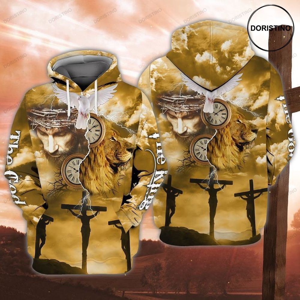 Jesus And Lion The God The King Limited Edition Hawaiian Shirt
