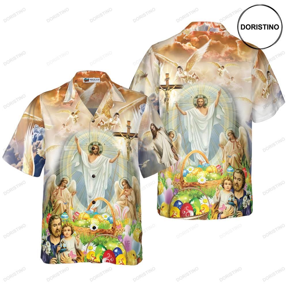 Jesus Happy Easter Awesome Hawaiian Shirt