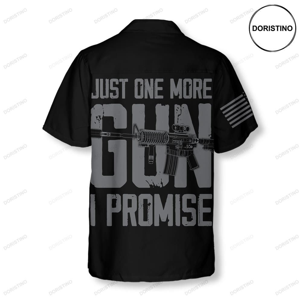 Just One More Gun For Men Limited Edition Hawaiian Shirt