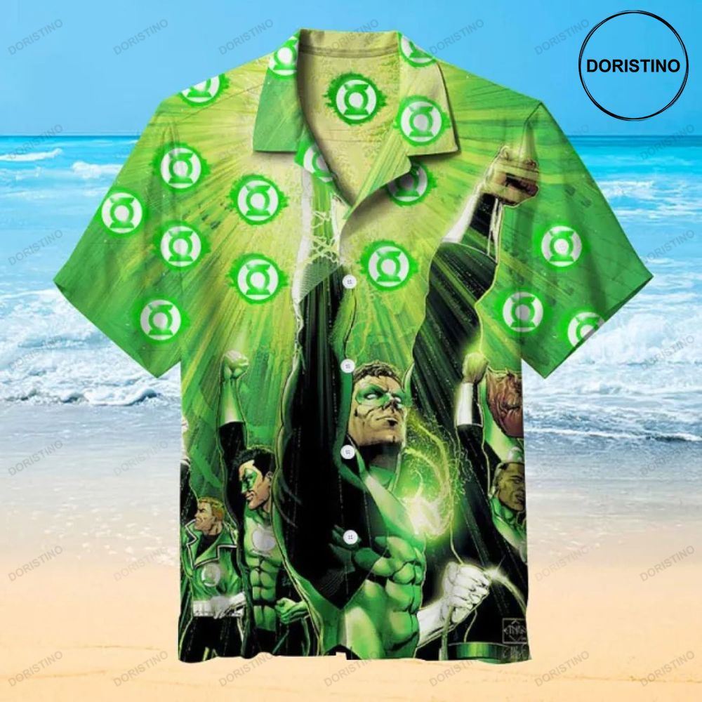 Justice Green Hot Movie Awesome Hawaiian Shirt