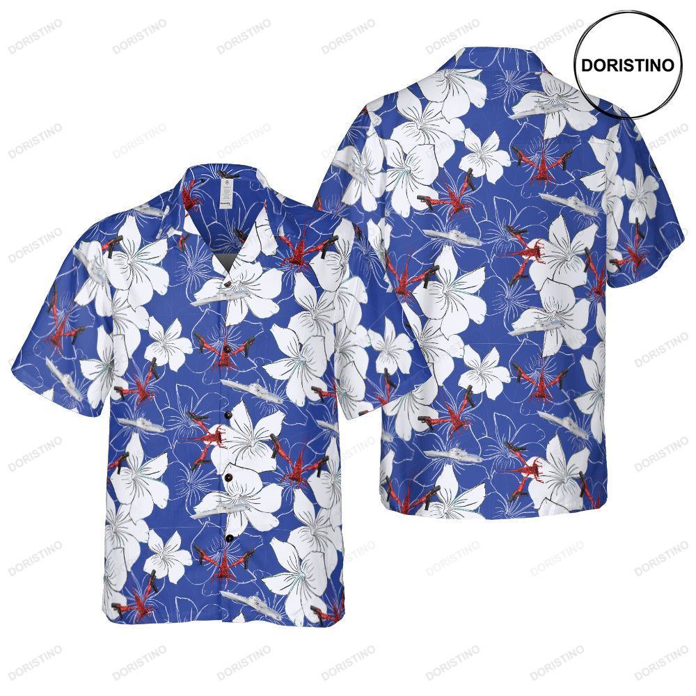 Justin Chapman Blue Version Limited Edition Hawaiian Shirt