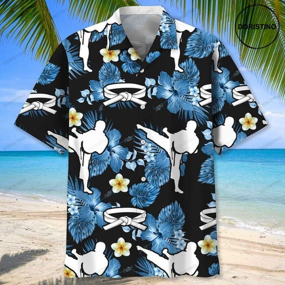 Karate Print Awesome Hawaiian Shirt