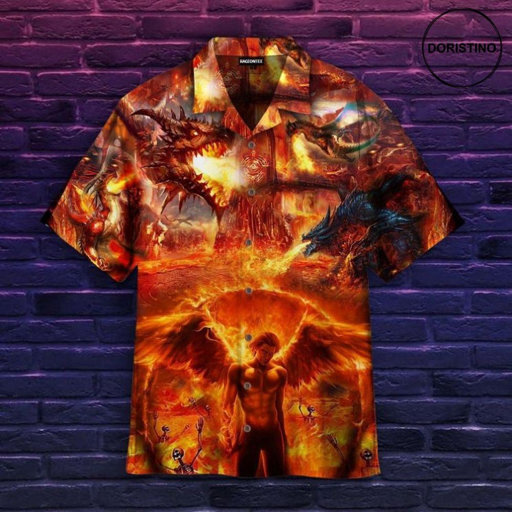 King Of Hell Lucifer Limited Edition Hawaiian Shirt